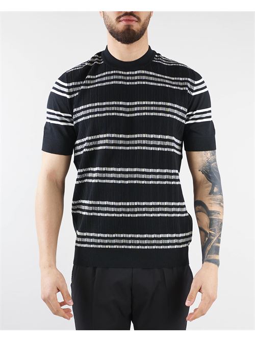 Contrasting stripes knit Paolo Pecora PAOLO PECORA | Sweater | MA040F300101